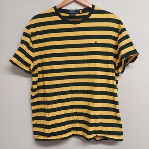 Polo by Ralph Lauren Yellow and Green Short Sleeve Tee